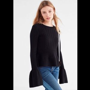 Urban Outfitters Peplum Sweater